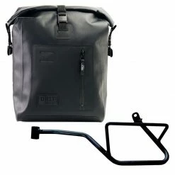 Valige Laterali Kit Borsa Sx Unit Garage Ug001 Guzzi V7_850 Nero