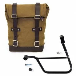Valige Laterali Borsa Laterale Unit Garage Canvas Bonneville Beige