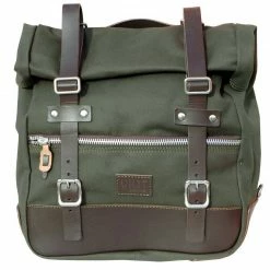 Tessuto Unit Garage 1 Borsa Laterale Universale U003 Verde/marrone