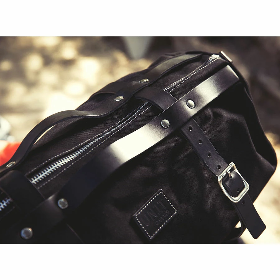 Tessuto Unit Garage Borsa Duffle Kalahari 43l Canvas Nero 4 Tessuto Unit Garage Borsa Duffle Kalahari 43l Canvas Nero - immagine 2