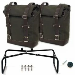 Valige Laterali Kit Valigie Unit Garage Canvas R Ninet Verde