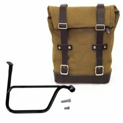 Valige Laterali Unit Garage Canvas+telaio Dx Triumph Speed Twin Beige