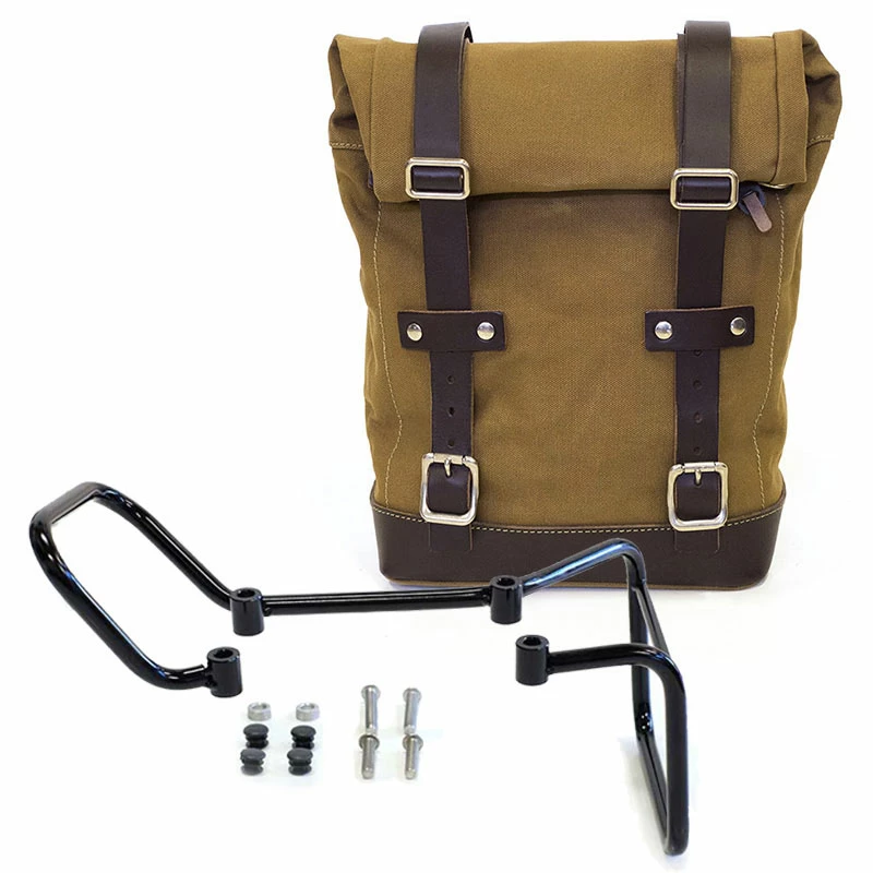 Valige Laterali Unit Garage Borsa Canvas+telaio Husqvarna 401 Beige 3 Valige Laterali Unit Garage Borsa Canvas+telaio Husqvarna 401 Beige