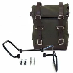 Valige Laterali Unit Garage Borsa Canvas+telaio Husqvarna 401 Verde