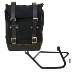 Valige Laterali Unit Garage Canvas+telaio Sx Kawasaki Z900rs Marrone