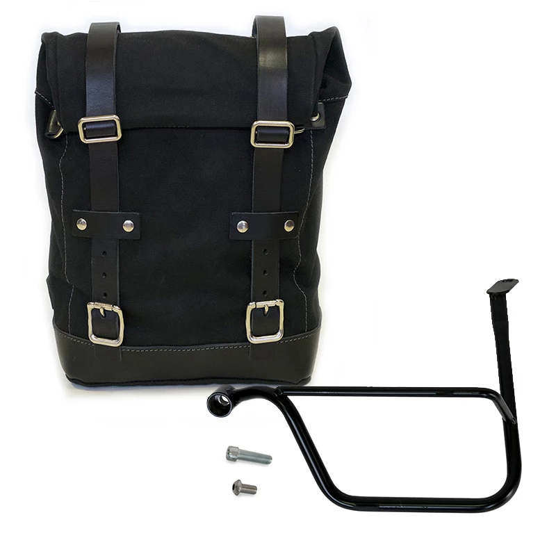 Valige Laterali Unit Garage Canvas+telaio Sx Triumph Speed Twin Nero 3 Valige Laterali Unit Garage Canvas+telaio Sx Triumph Speed Twin Nero