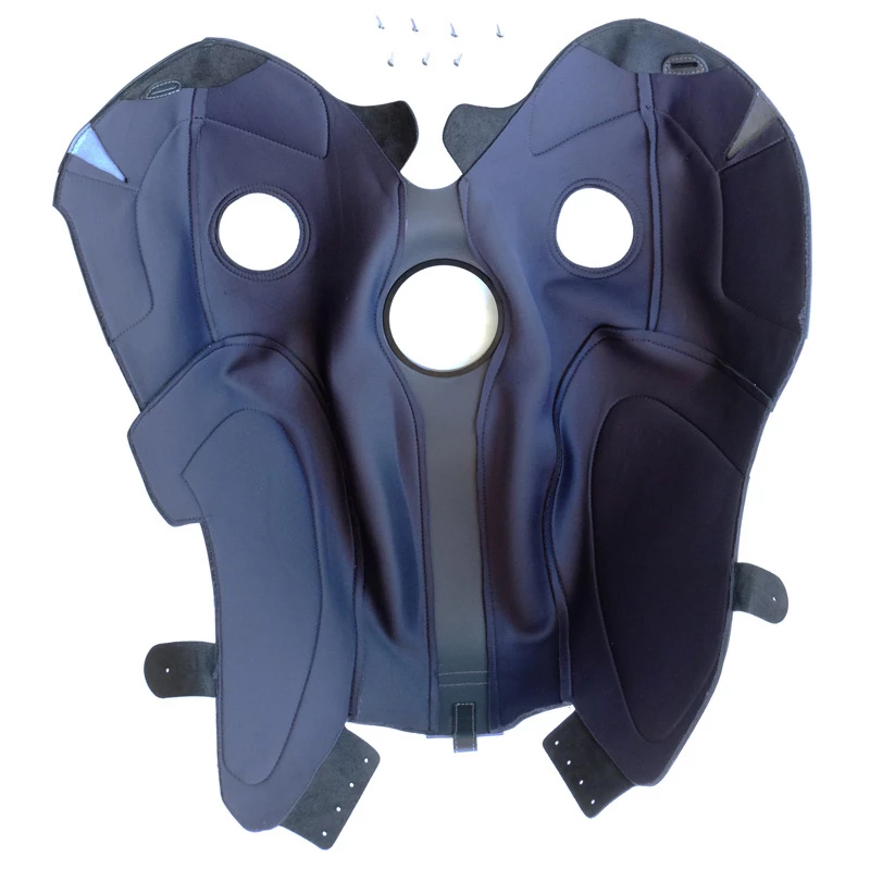 Copri Serbatoio Unit Garage Cover Serbatoio In Crosta Di Cuoio Nero 5 Copri Serbatoio Unit Garage Cover Serbatoio In Crosta Di Cuoio Nero - immagine 3