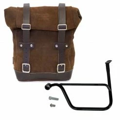 Valige Laterali Unit Garage Borsa+telaio Sx Speed Twin Marrone