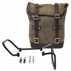 Valige Laterali Unit Garage Borsa Cuoio+telaio Husqvarna 401 Grigio