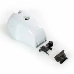 Accessori Vari Unit Garage Serbatoio Bianco+borsa Sella Marrone