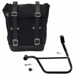 Valige Laterali Borsa Laterale Unit Garage Cuoio Sx T120 Nero